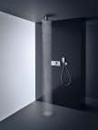 Hansgrohe AXOR ONE Rokas duša, 2 jet, Brushed Black Chrome 4