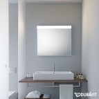 Duravit spogulis ar LED apgaismojumu 600 x 700 mm, Balts matēts 3