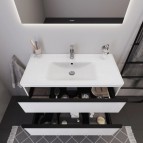 Duravit D-Neo skapītis ar izlietni 100 cm, 2A, Balts matēts 4