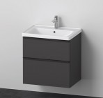 Duravit D-Neo skapītis ar izlietni 60 cm, 2A, Grafīts matēts 5