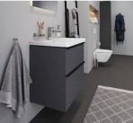 Duravit D-Neo skapītis ar izlietni 60 cm, 2A, Grafīts matēts 2