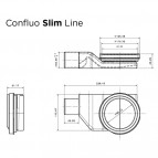 Dušas traps Confluo Slim Line + 850 mm, Stainless Steel 9