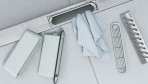 ACO ShowerDrain S+, kanāla reste Stripe 1200 mm, Melns 2