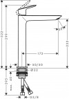 Logis 240 Fine maisītājs izlietnei 232 mm, Melns matēts 6