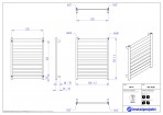 Instal Projekt Dvieļu žāvētājs apkurei Belti 60/90, balts 3