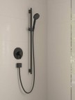 Hansgrohe Unica Dušas stienis Pulsify S 90 cm, Matt Black 4