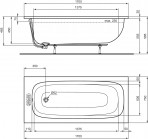 Ideal Standard i.Life vanna 170x70 cm, Balta 8