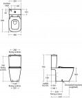 Ideal Standard i.life B pods RimLS+ ar plāno vāku, Balts 3