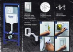 Grohe kompl. 5 in 1 + Cosmo taustiņš + Grohe Fresh 5