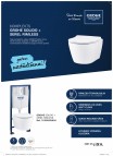 Grohe инсталляция + Serel RImless унитаз + SC крышка