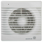  Decor 200 CHZ ventilators ar mitruma sensoru