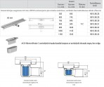 ACO ShowerDrain C dušas kanāls bez restes V atloks 1185 mm, H65 2