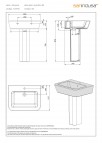 Advance Sansidusa izlietne 48x65 cm 2