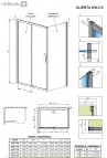 Alienta S 80 dušas siena 3