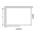 AMD2/1300  душевая дверь 5