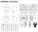 ANDRIS LUX ECO водонагреватель над раковиной 10l, Ecolable  6