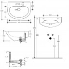 Aquatech izlietne 70x52 cm 2