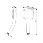 Ideal Standard Dušas klausule 100 mm 2