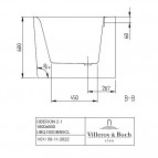 Oberon 2.0 Quaryl® vanna 1800 x 800 mm, kreisā puse, Balta 6