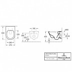 Architectura Oval design DirectFlush подвесной WC + крышкa SC 10