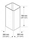 Atkritumu tvertne 80 l, balta 2