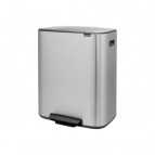 Atkritumu tvertne BO PEDAL BIN, 2x30L, Matt Steel FPP 7