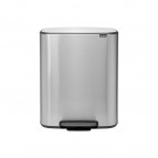 Atkritumu tvertne BO PEDAL BIN, 2x30L, Matt Steel FPP