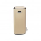 Atkritumu tvertne BO PEDAL BIN, 2x30L, Mineral Concrete Grey 5