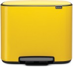 Atkritumu tvertne BO PEDAL BIN,  3 X 11L,Yellow