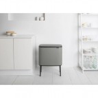 Atkritumu tvertne BO TOUCH BIN, 11 + 23L, Mineral Concrete Grey 4