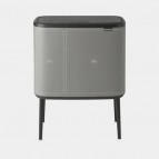 Atkritumu tvertne BO TOUCH BIN, 11 + 23L, Mineral Concrete Grey 2