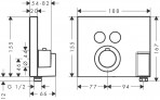 Axor termostats, 2 outlet 2