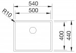 Blanco CLARON 500-U virtuves izlietne, STAINLESS STEEL, manual 3