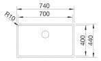 Blanco CLARON 700-IF virtuves izlietne, STAINLESS STEEL durinox,manual 3