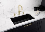 Blanco Livia-S virtuves maisītājs,izvelkams snīpis,1jet,PVD Satin Gold 5