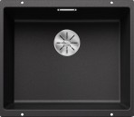 Кухонная мойка Blanco Subline 500-U, SILGRANIT black 53x46cm, manual 10