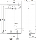 Elektriskais caurplūdes ūdens sildītājs DHB-E 11/13 LCD 4