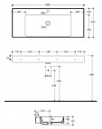 Cento izlietne 100x45 cm 2