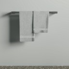 Conca dubūltais kvadrātveida dvieļu turētājs 60 cm, Magnetic Grey 4