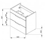 Шкафчик для раковины Cube 2