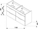 Cube izlietnes skapītis 120 cm 2