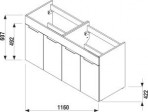 Cube izlietnes skapītis 120 cm 2