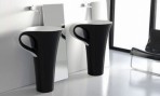 CUP izlietne,white and black 70x50 cm