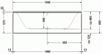 Darling New vanna 190x90 cm 2