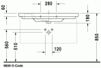 D-code izlietne,105x48 cm 3