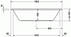 D-Code vanna 180x80 cm 3