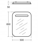 Dea spogulis 50 cm 2