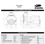 Delfin Elektronisks ūdens sūknis Ultima 0,6kW 230V 6