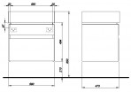 Quattro skapītis 59x49.4 2