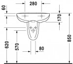 Duraplus Compact izlietne,55x39,5 cm 3